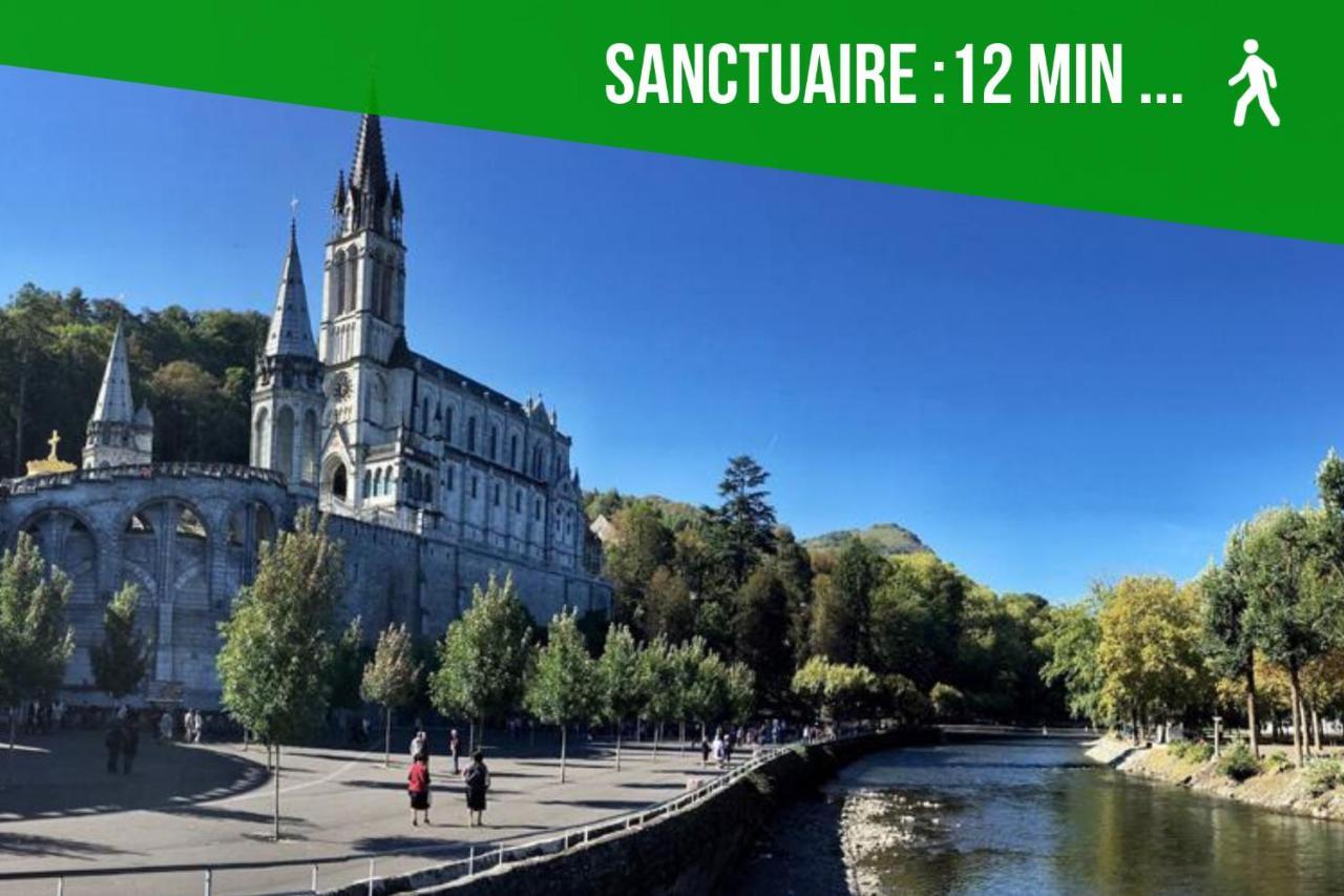 Loc Trotteur Le Pivoine Studio Grand Confort, Gare Sncf De Lourdes Exteriör bild